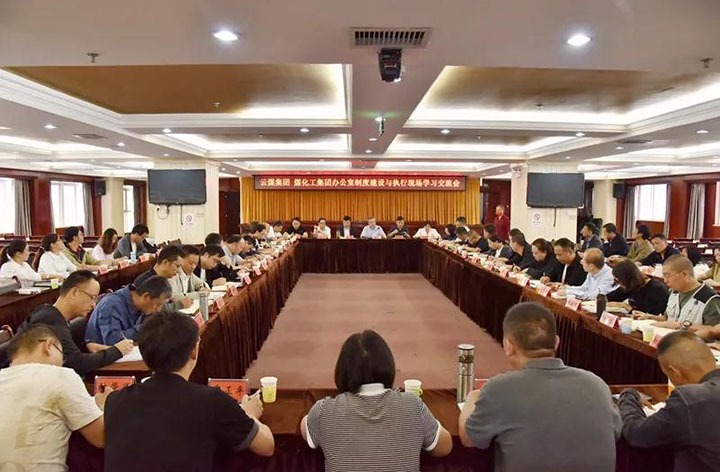 云煤（294俄罗斯专享会登录）集团召开办公室制度建设与执行现场学习交流会